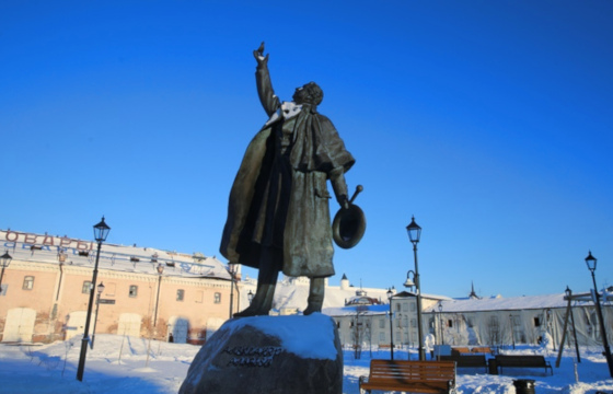 Памятник Алябьеву в Тобольске