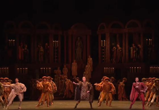 сцена «Танца рыцарей» в балете