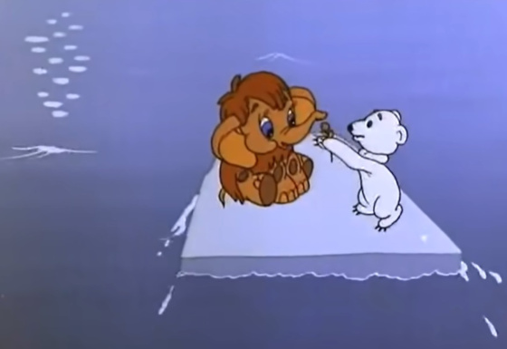Кадр из мультфильма «Мама для Мамонтенка»