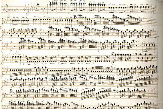 ноты «Времен года» Антонио Вивальди