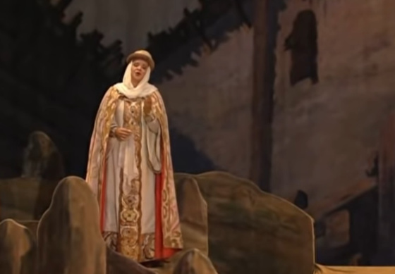 Сцена «Плача Ярославны» в опере «Князь Игорь»