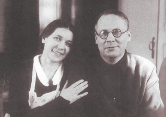 Николай Заболоцкий с женой Екатериной