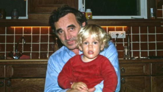Шарль Азнавур с сыном