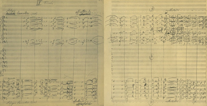 симфония 6 рукопись Чайковского