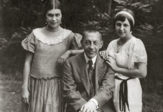 С.В. Рахманинов с дочерьми